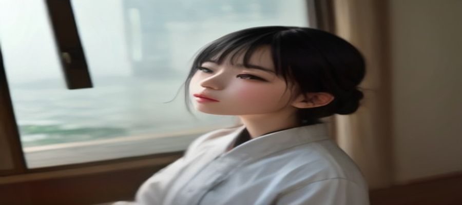 宁静禅房内晨光透过窗棂洒落，茶杯与经书并置，营造出适合修习色即是空智慧的冥想氛围